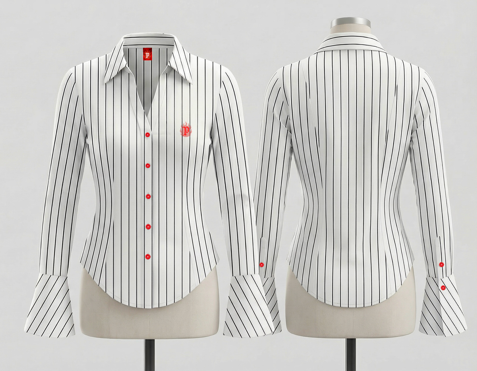 Extended Sleeve Women Shirt