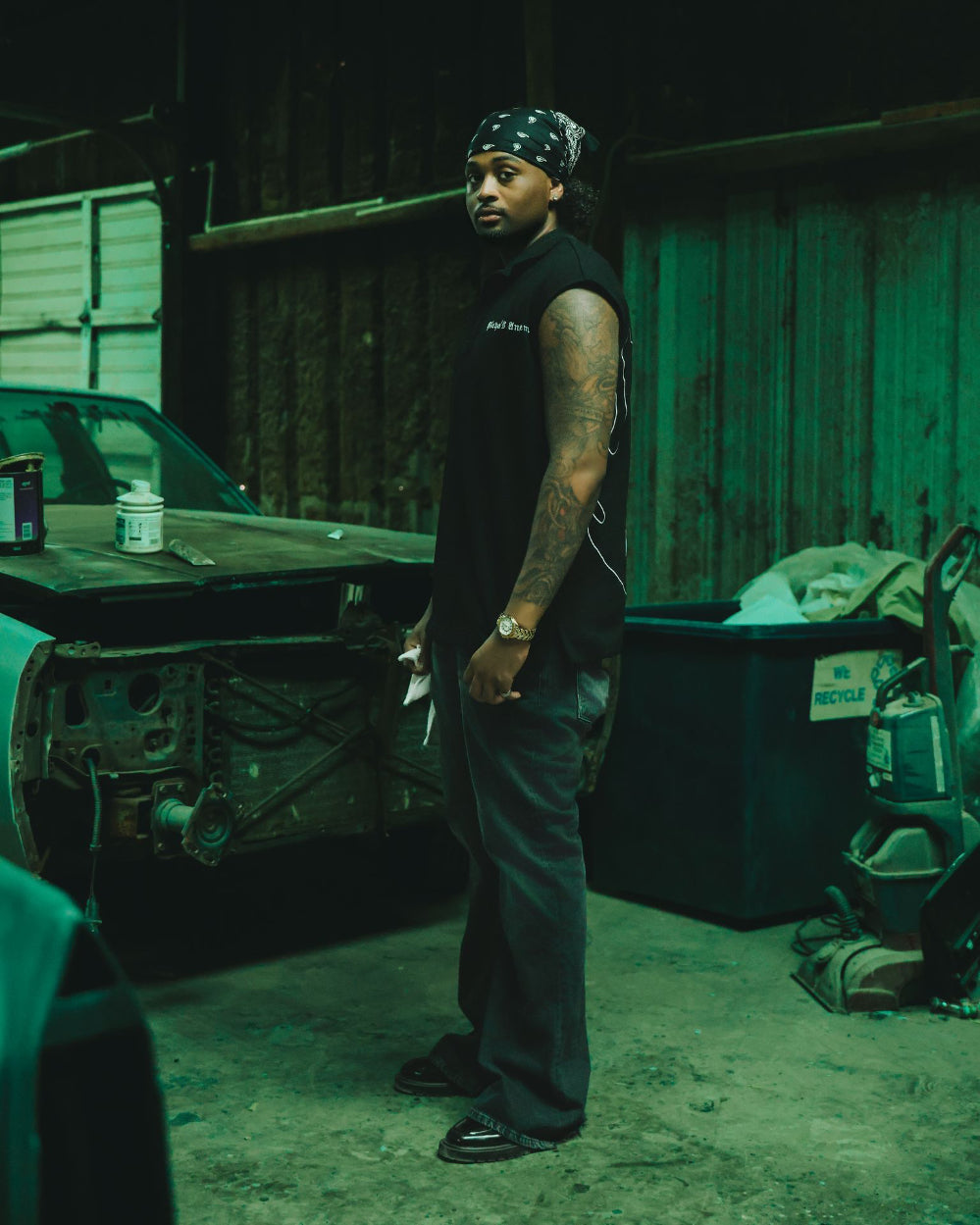 Oversized Sleeveless Polo
