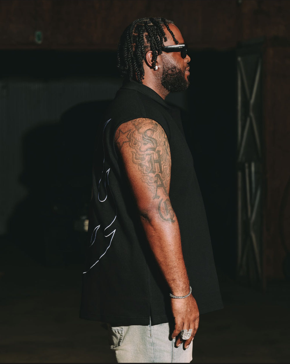 Oversized Sleeveless Polo